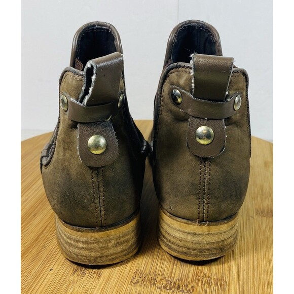 Steve Madden Women Ankle Leather Booties shoes sz 6.5M - Picture 5 of 7